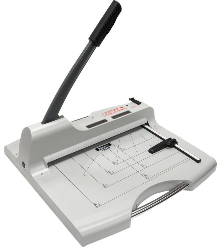 Резак для бумаги Kw-Trio 3949 B4/50л./360мм/ручн.приж/защит.экр гильотинный