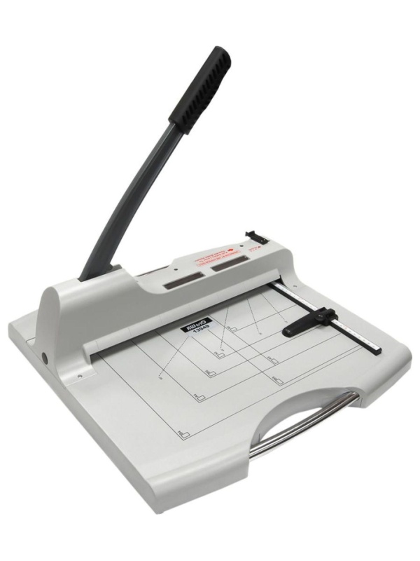 Резак для бумаги Kw-Trio 3949 B4/50л./360мм/ручн.приж/защит.экр гильотинный