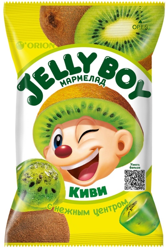 Мармелад жевательный ORION Jelly Boy со вкусом киви, 66г
