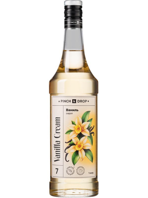 Сироп Pinch&Drop Ваниль, стекло, 1 л