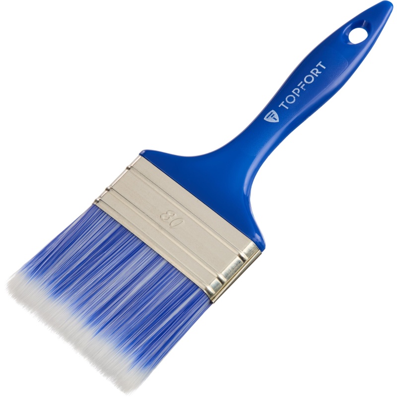 Кисть плоская акриловая TOPFORT Aqua Performance 80х15