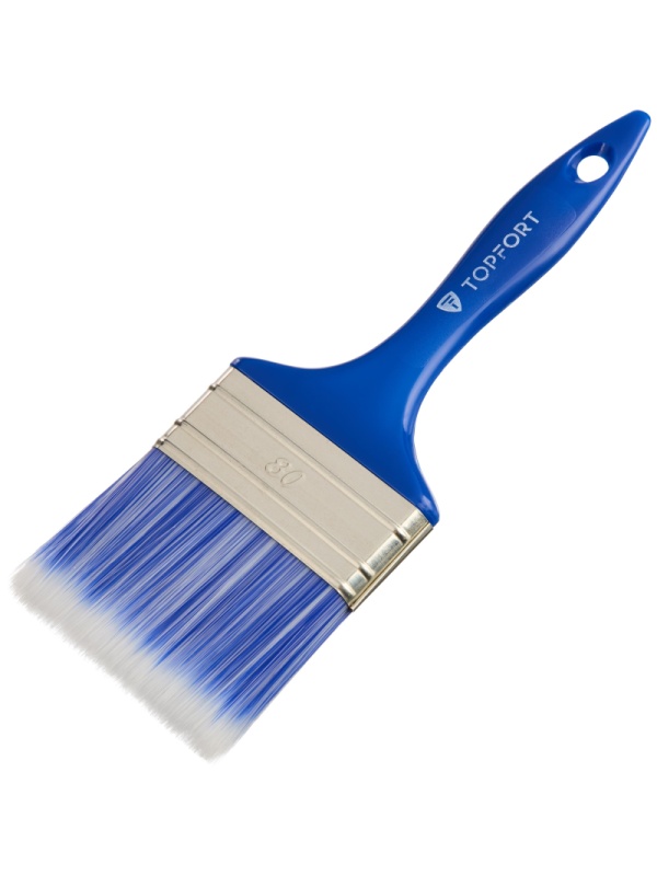 Кисть плоская акриловая TOPFORT Aqua Performance 80х15