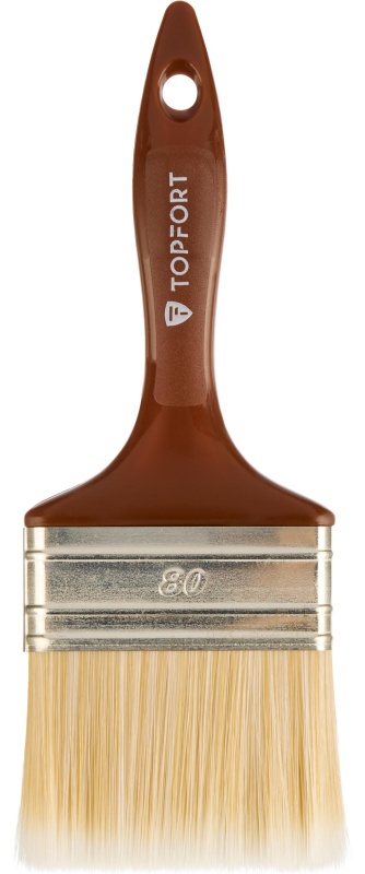Кисть плоская по дереву TOPFORT Delicate 80х15