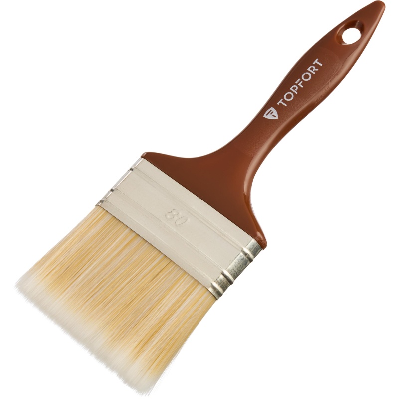 Кисть плоская по дереву TOPFORT Delicate 80х15