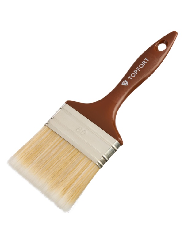 Кисть плоская по дереву TOPFORT Delicate 80х15