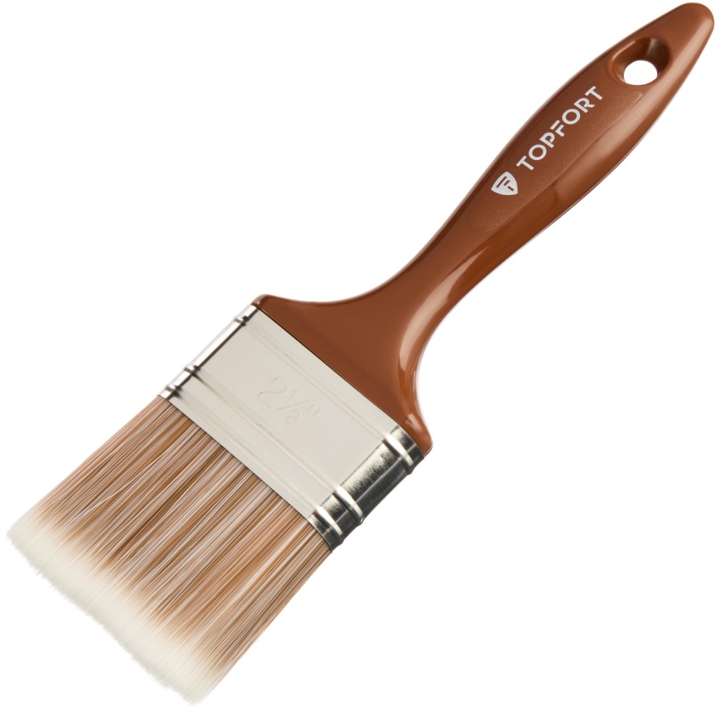 Кисть плоская по дереву TOPFORT Optimum 63х15