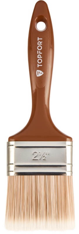 Кисть плоская по дереву TOPFORT Optimum 63х15