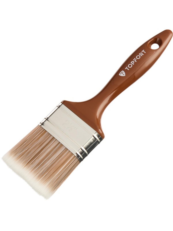 Кисть плоская по дереву TOPFORT Optimum 63х15