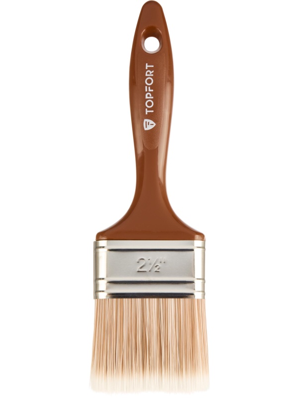 Кисть плоская по дереву TOPFORT Optimum 63х15