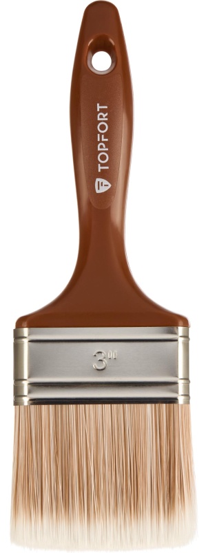 Кисть плоская по дереву TOPFORT Optimum 76х15
