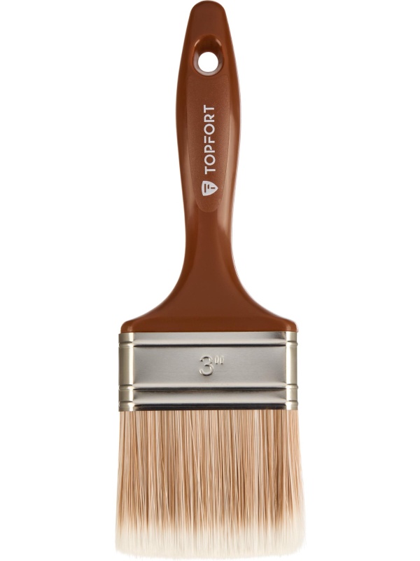 Кисть плоская по дереву TOPFORT Optimum 76х15