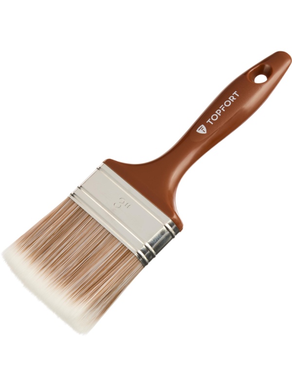 Кисть плоская по дереву TOPFORT Optimum 76х15