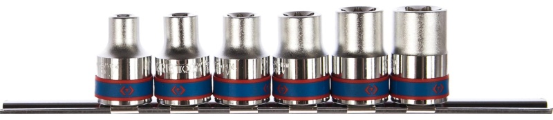 Набор торцевых головок 1/2, TORX Е-стандарт,E10-E20, 6 предметов,KING TONY