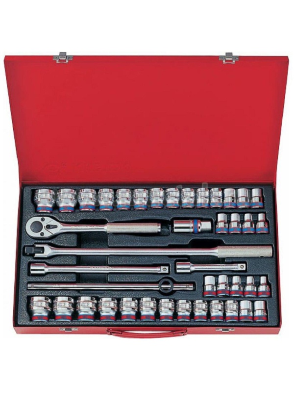 Набор  головок 1/2,двенадцатигр.,10-32 мм,5/16-1-1/4,42предм.KING TONY