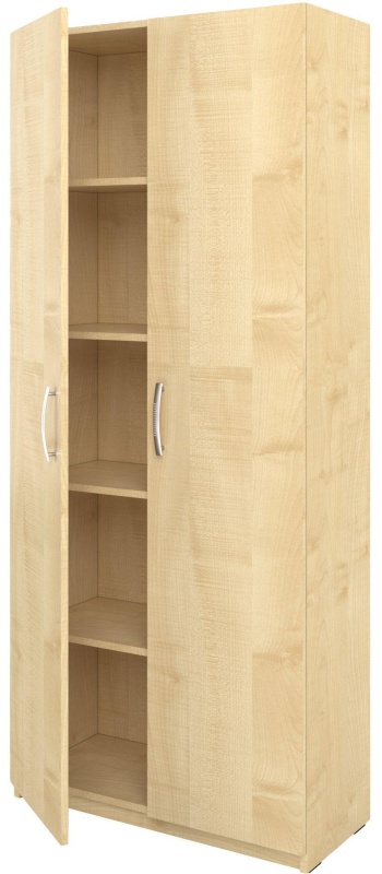 Шкаф с полками закрытый MET_Строитель клен МДО.ШЗ.К
