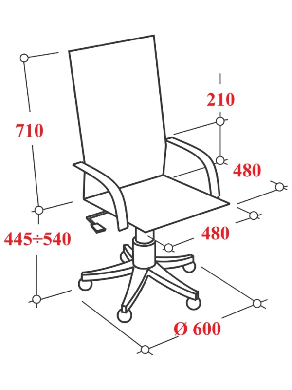 Кресло VT_CHAIRMAN GAME 26 экокожа/ткань черный/голубой