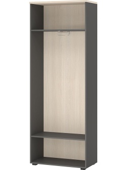 Гардероб узкий К-Loft 241H010 выс.2106 дуб скандин./графит