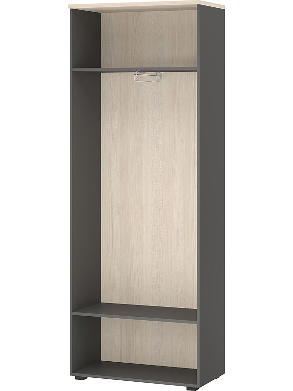 Гардероб узкий К-Loft 241H010 выс.2106 дуб скандин./графит