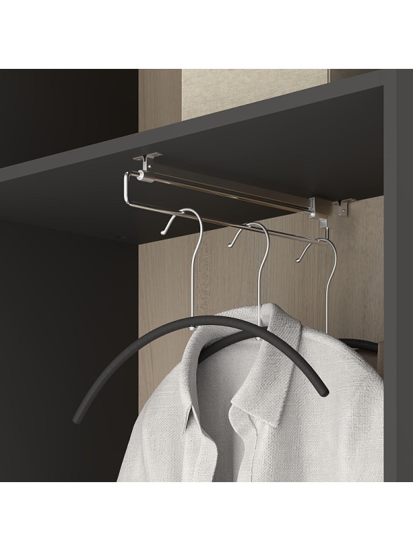 Гардероб узкий К-Loft 241H010 выс.2106 дуб скандин./графит