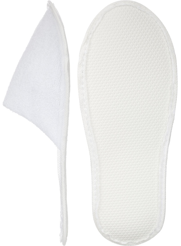 Тапочки одноразовые махр.ТО-153Прем отель-3ЭВА 3мм закр мыс.махр,пор