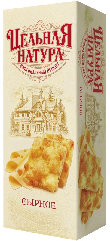 Печенье Цельная Натура сдобное сырное, 145г