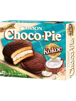 Пирожное Choco Pie Coconut в глазури, 360г