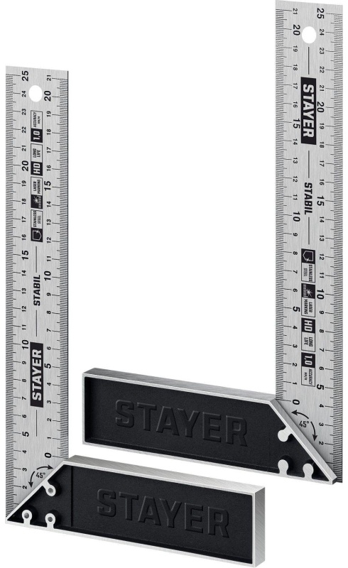 Угольник столярный, Professional STAYER  250 мм 3431-25_z02