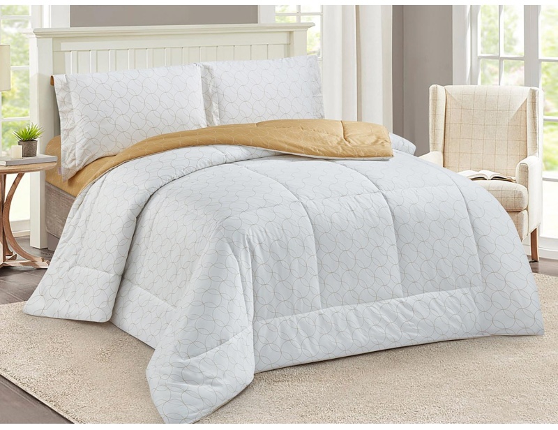 Постельное белье 2сп сатин с одеялом (нав50х70-2шт) Notte Bianca 22/004-NBO