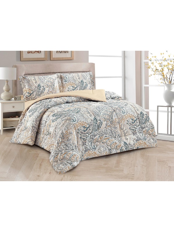 Постельное белье 2сп сатин с одеялом (нав50х70-2шт) Notte Bianca 22/018-NBO