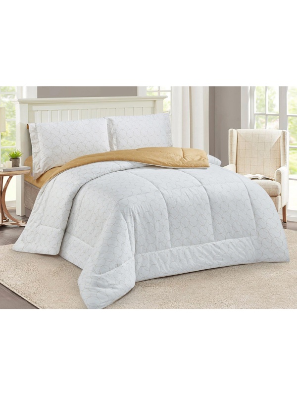 Постельное белье евро сат. с одеял.(н50х70-2шт)CLEONotte Bianca32/004-NBO