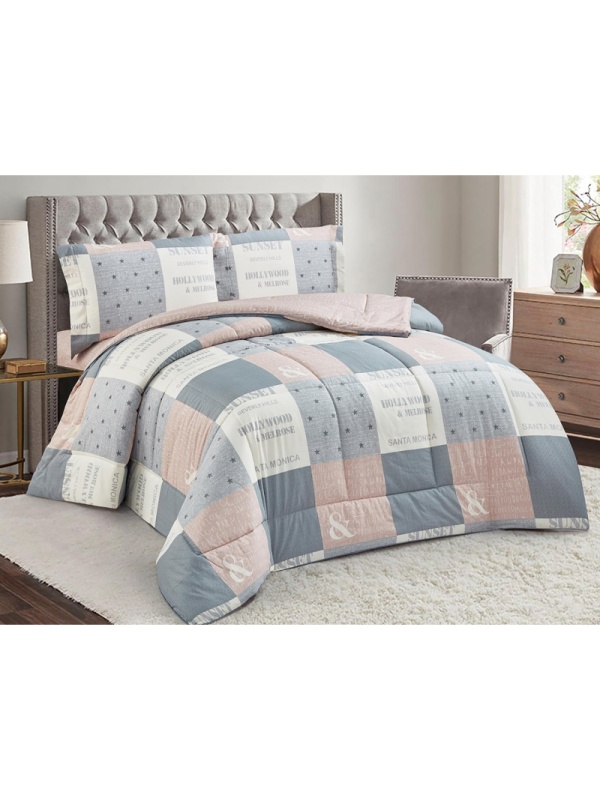 Постельное белье евро сатин с одеял.(н.50х70-2шт)Notte Bianca32/009-NBOL