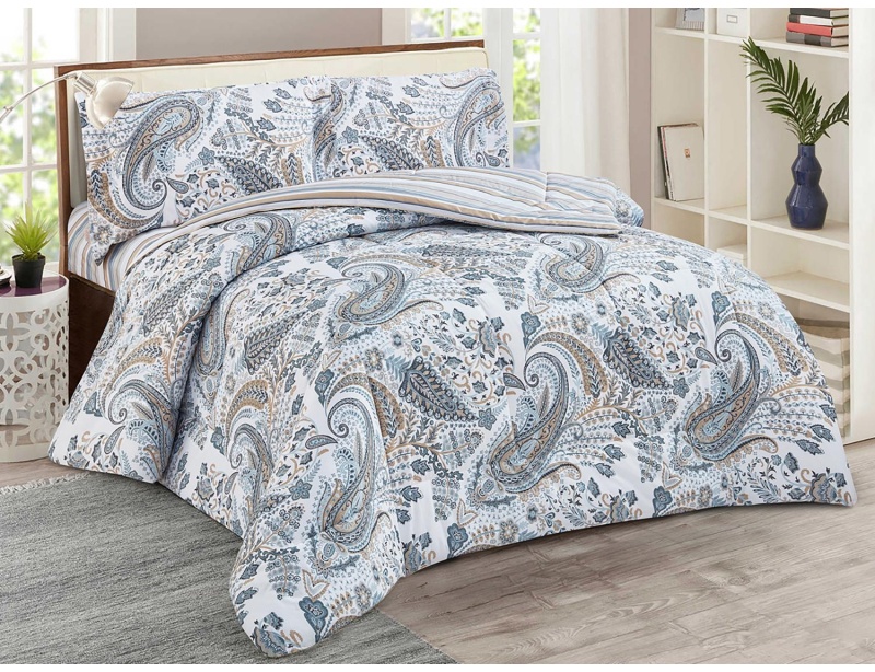 Постельное белье евро сатин с одеял.(н.50х70-2шт)Notte Bianca32/014-NBOL