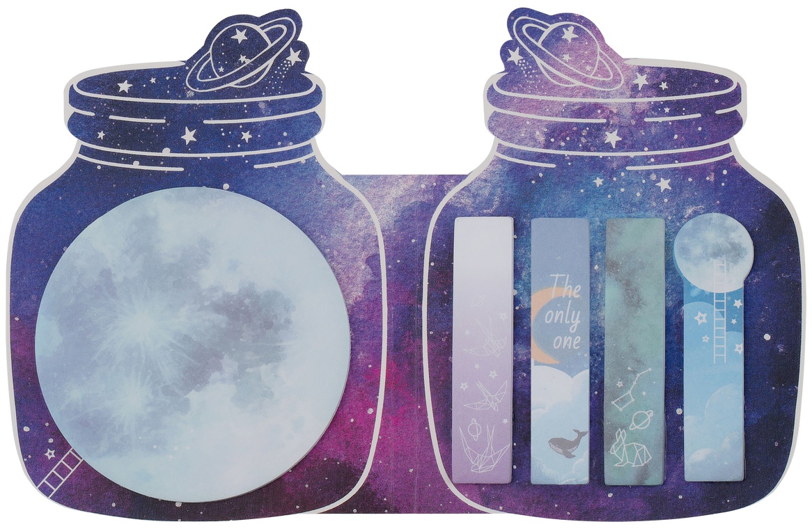 Флажки-закладкии самоклеящиеся блоки в наборе MESHU 