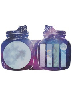 Флажки-закладкии самоклеящиеся блоки в наборе MESHU 