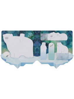 Флажки-закладкии самоклеящиеся блоки в наборе MESHU 