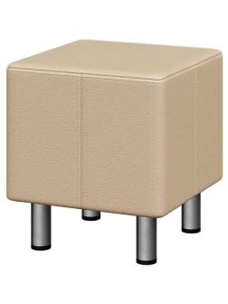 Модуль прямой MV_Юнит-Док банкетка (U-p1) 41x41 к/з бежевый Or12/Ec3028