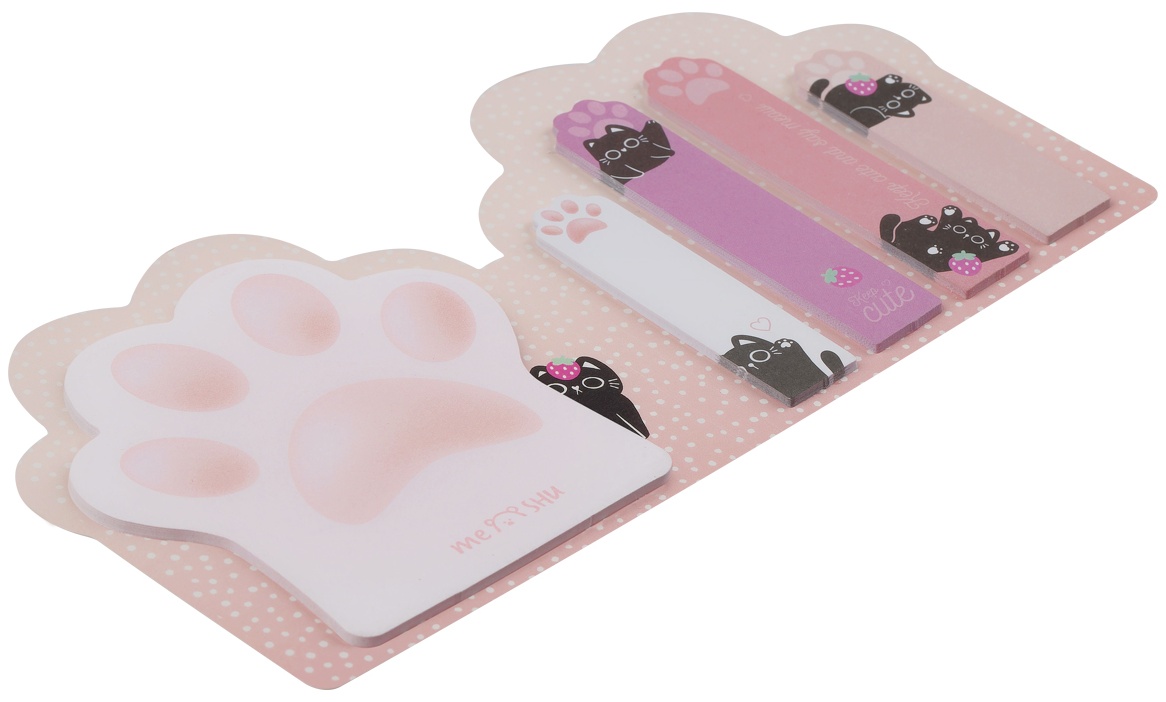 Флажки-закладкии самоклеящиеся блоки в наборе MESHU 