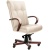 Кресло PARIS A с выс спинкой беж кожа+к/з/темн орех