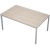 Стол Avance для переговоров 6МП.003 1400х1000х750 шамони светлый/алюм.мат