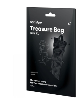 Черный мешочек для хранения игрушек Treasure Bag XL