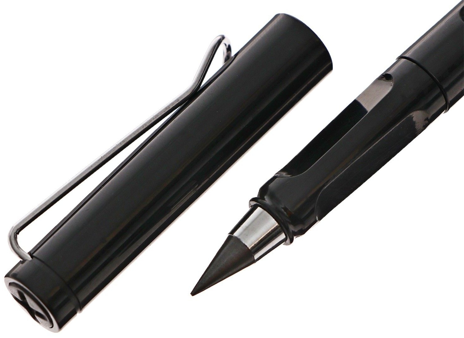 Карандаш чернографитный НВ, вечный, черный, Calligrata