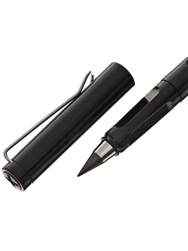 Карандаш чернографитный НВ, вечный, черный, Calligrata