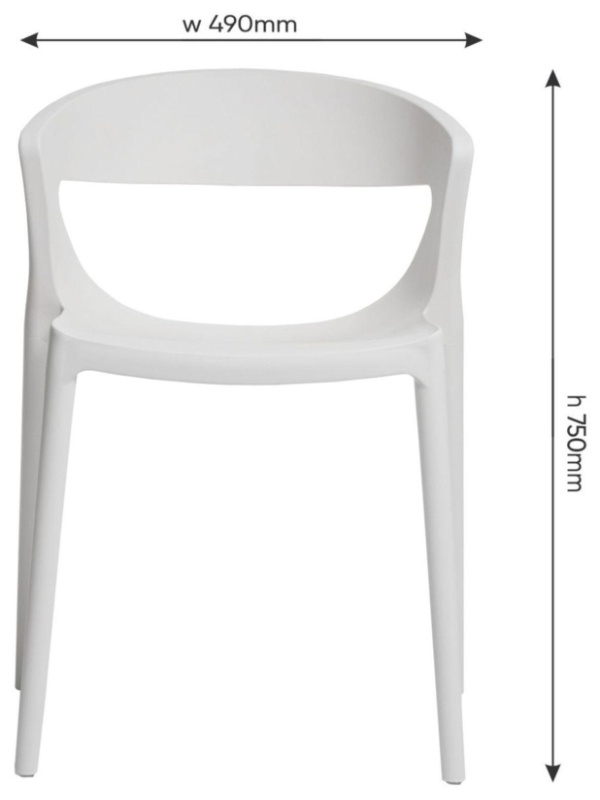 Стул CT_ EVOK белый