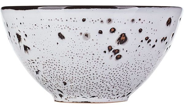 Пиала для чая «Тирамису»;керамика;250мл;D=110,H=55мм;белый,черный