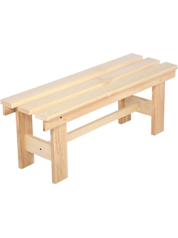 Лавочка BS_разборная, 100х33х43 см, липа Банные штучки