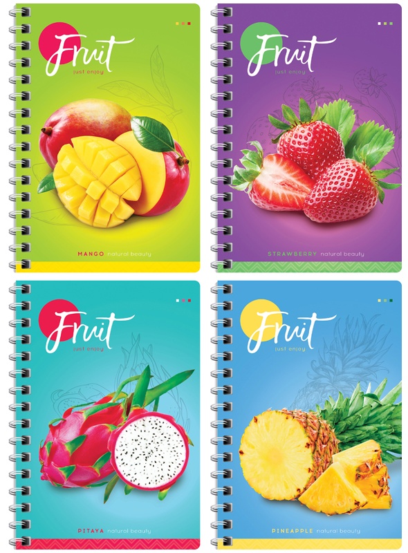 Записная книжка А6 80л., на гребне ArtSpace 