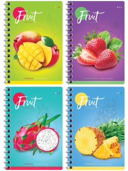 Записная книжка А6 80л., на гребне ArtSpace 