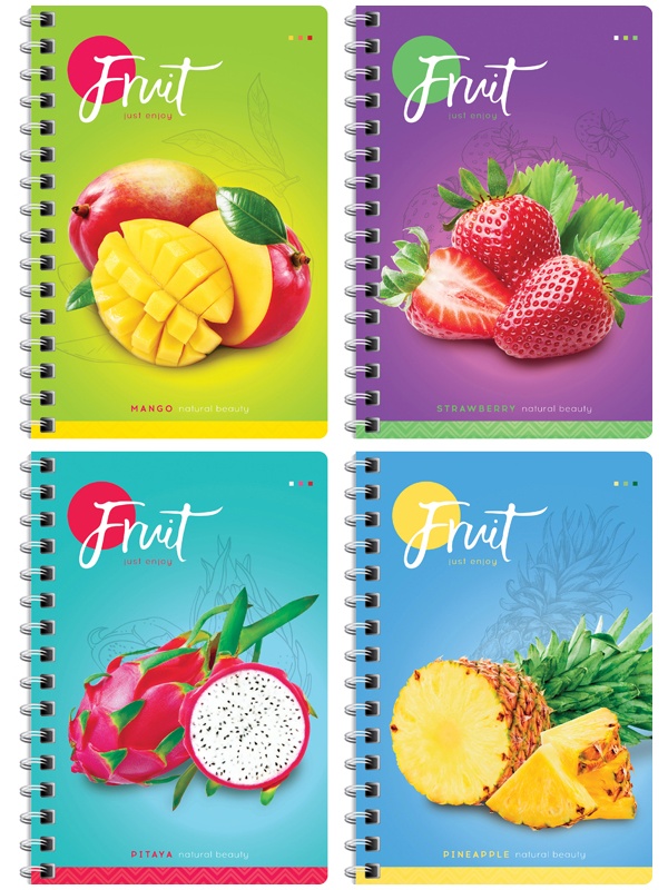 Записная книжка А6 80л., на гребне ArtSpace 