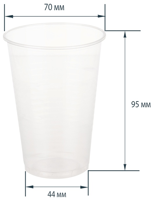 Стаканы одноразовые OfficeClean 200мл, набор 3000шт.(30уп. по 100шт.), бюджет, ПП, прозрач, хол/гор