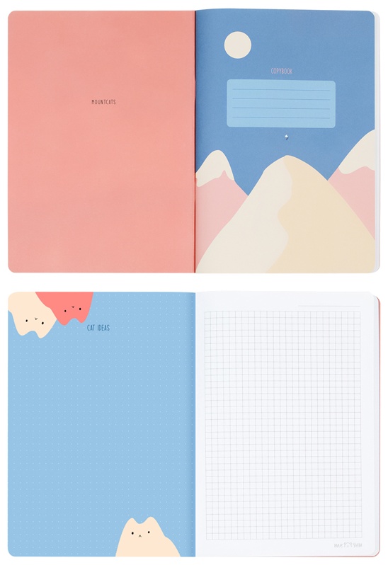 Тетрадь 48л., А5, клетка MESHU 